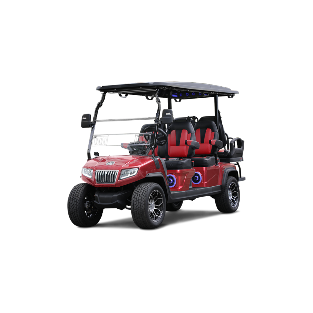 Red-Evolution-D5-Ranger-Six-Seater-Golf-Cart-Ecoglide-Australia