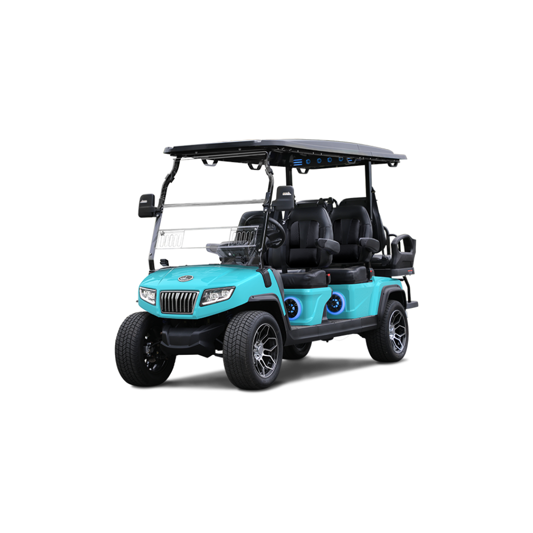 Sky-Blue-Evolution-D5-Ranger-Six-Seater-Golf-Cart-Ecoglide-Australia