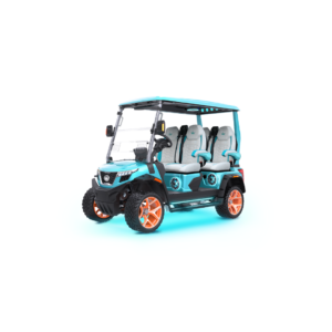 Sky Blue Evolution DMAX XT4 Golf Cart Australia - Ecoglide