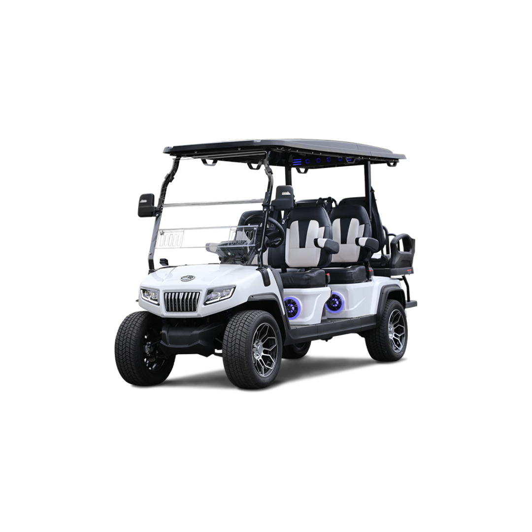 White-Evolution-D5-Ranger-Six-Seater-Golf-Cart-Ecoglide-Australia