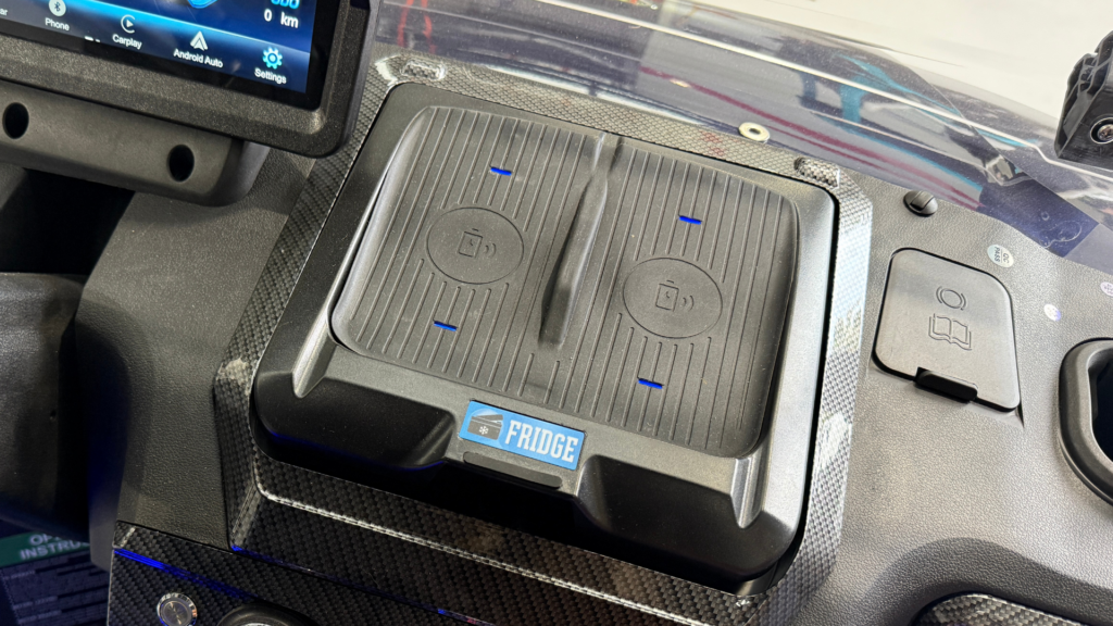 Evolution DMAX Golf Cart Phone Charging - Ecoglide Australia