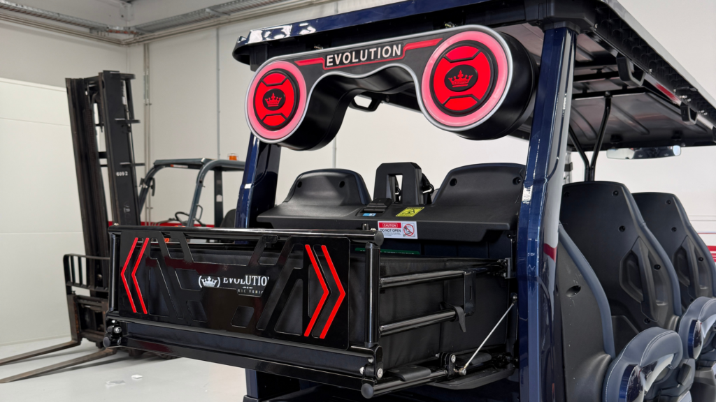 Evolution DMAX Golf Cart Rear Basket - Ecoglide Australia