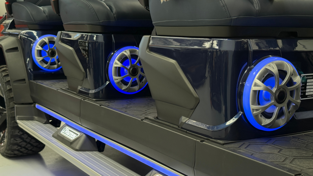Evolution DMAX Golf Cart Surround Sound - Ecoglide Australia