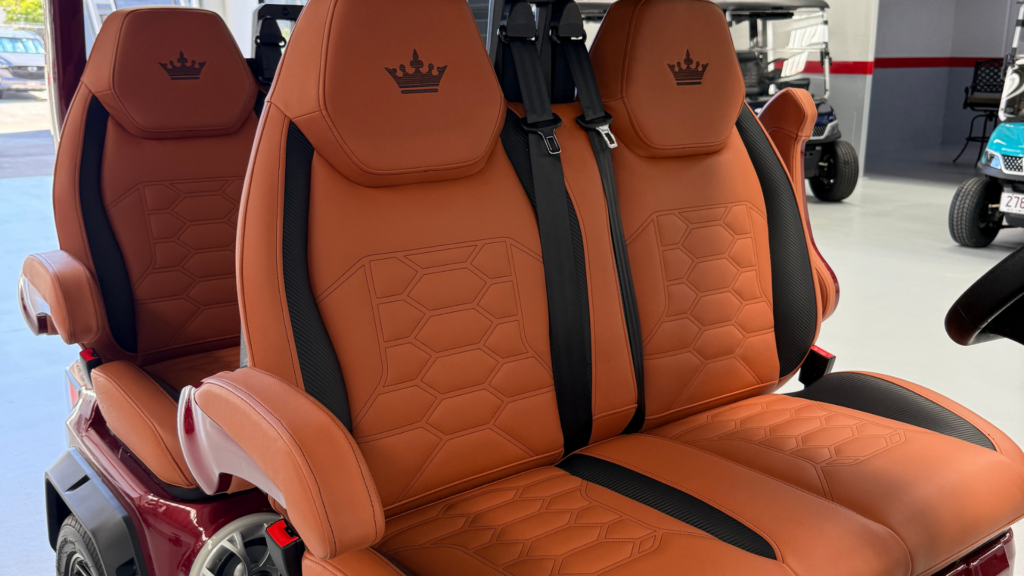 Leather Seats DMAX GT4 Golf Cart - Ecoglide Australia