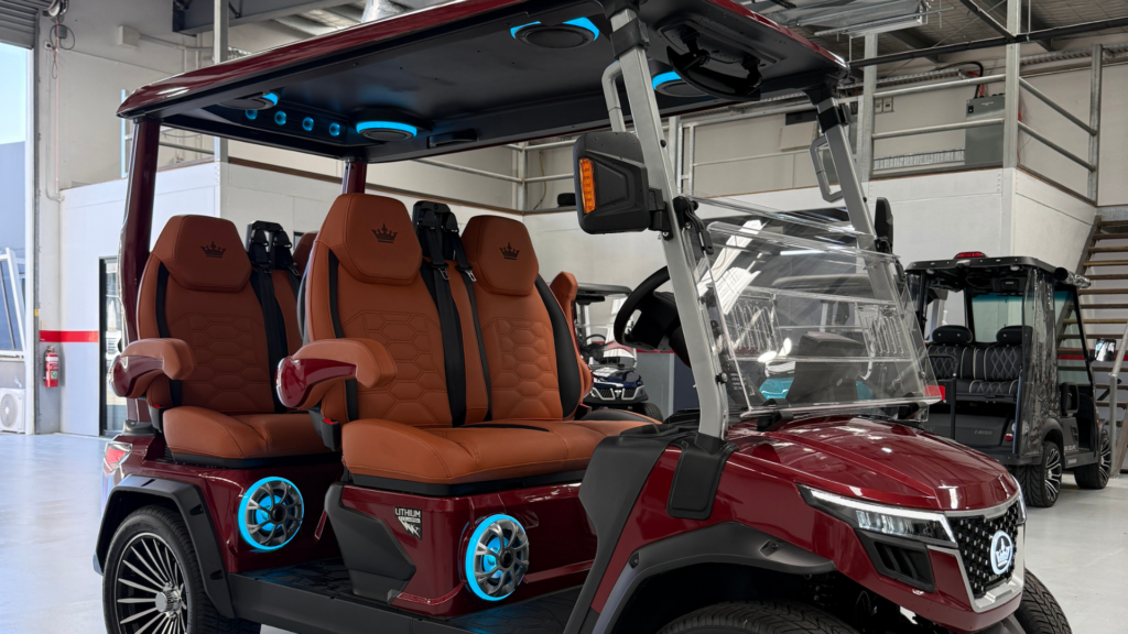 Sound System Lights DMAX GT4 Golf Cart - Ecoglide Australia